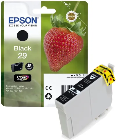 Črnilo EPSON T29814010 Black No.29 original Črnilo EPSON T29814010 Black No.29 original