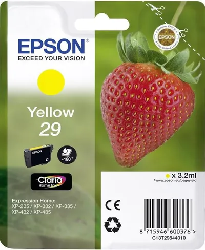 Črnilo EPSON T29844010 Yellow No.29 original Črnilo EPSON T29844010 Yellow No.29 original