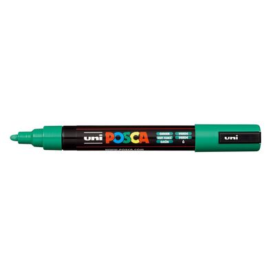Marker permanentni Uni Posca PC-5M 1,8-2,5mm temno zelen Marker permanentni Uni Posca PC-5M 1,8-2,5mm temno zelen