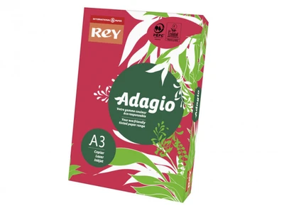 Papir fotokopirni color A3 80gr Rey Adagio intense 500/1 rdeč 22 Rosso Papir fotokopirni color A3 80gr Rey Adagio intense 500/1 rdeč 22 Rosso