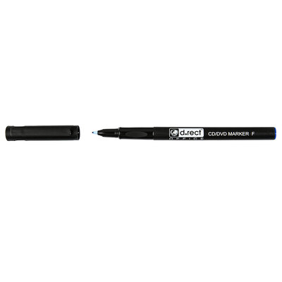 Marker permanentni 0,7mm CD/DVD d.rect F moder Marker permanentni 0,7mm CD/DVD d.rect F moder