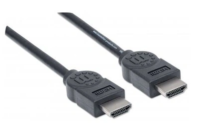 Kabel HDMI tip A-M<=>HDMI tip A-M 3D 4K z mrežo 2m - MANHATTAN Kabel HDMI tip A-M<=>HDMI tip A-M 3D 4K z mrežo 2m - MANHATTAN