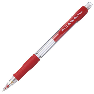 Tehnični svinčnik 0,5 Pilot Super grip H-185-SL rdeč Tehnični svinčnik 0,5 Pilot Super grip H-185-SL rdeč