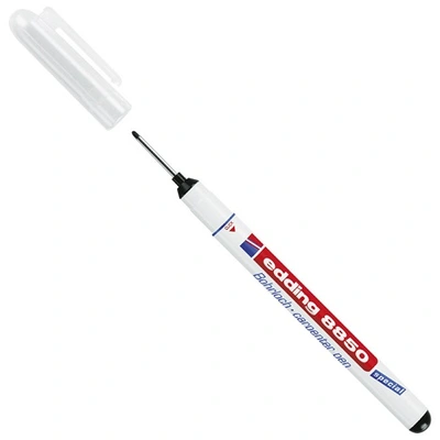 Marker tesarski 0,7-1mm Edding 8850 črn Marker tesarski 0,7-1mm Edding 8850 črn