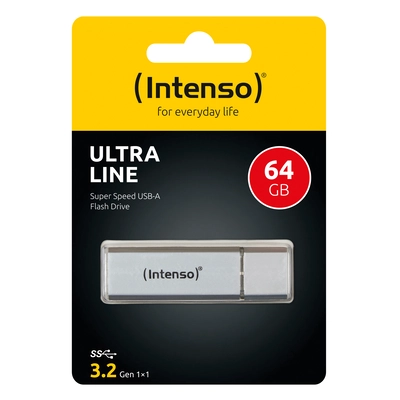 USB 3.0 Flash drive 64GB INTENSO Ultra Line - srebrn USB 3.0 Flash drive 64GB INTENSO Ultra Line - srebrn