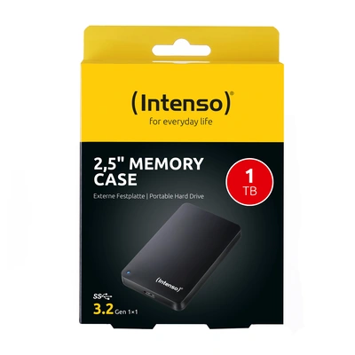Trdi disk zunanji 2.5" USB3.0 1TB INTENSO Portable - Black Trdi disk zunanji 2.5" USB3.0 1TB INTENSO Portable - Black