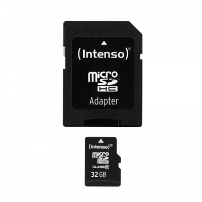 Spominska kartica Micro Secure Digital 32GB INTENSO Class10 SDHC + Adapter Spominska kartica Micro Secure Digital 32GB INTENSO Class10 SDHC + Adapter