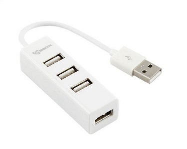 USB hub 2.0 SBOX H-204 externi 4-portni - white USB hub 2.0 SBOX H-204 externi 4-portni - white