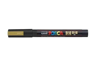 Marker permanentni Uni Posca PC-3M 0,9-1,3mm zlat Marker permanentni Uni Posca PC-3M 0,9-1,3mm zlat