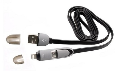 Kabel Lightning USB SBOX polnilec,data - iPod, iPhone5/6/7/8 - 1m Black + MicroUSB Kabel Lightning USB SBOX polnilec,data - iPod, iPhone5/6/7/8 - 1m Black + MicroUSB
