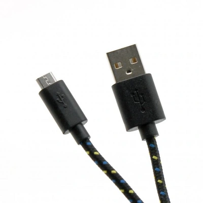 Kabel USB tip A-M<=>USB tip micro B-M 1.0m Black - SBOX pleten Kabel USB tip A-M<=>USB tip micro B-M 1.0m Black - SBOX pleten