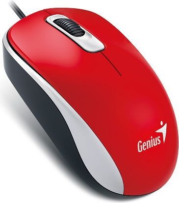 Miška GENIUS DX-110 Optical Mouse Red USB Miška GENIUS DX-110 Optical Mouse Red USB