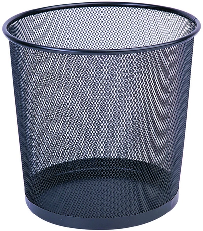Koš za smeti žičnati M 12L fi-265 mm, h-280 mm črn Koš za smeti žičnati M 12L fi-265 mm, h-280 mm črn