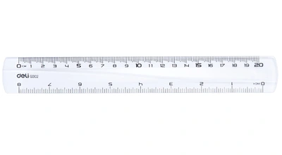 Ravnilo PVC 20cm Deli Ravnilo PVC 20cm Deli