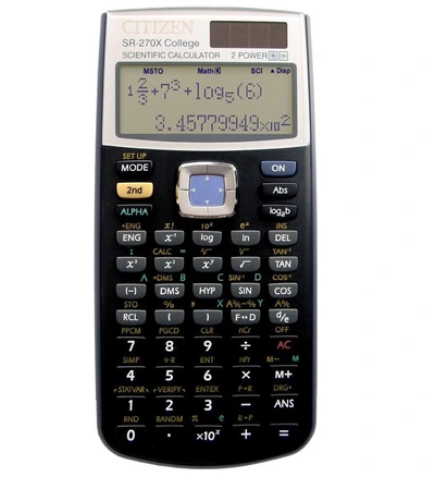Kalkulator tehnični 10+2 mestni 251 funkcij Citizen SR-270X črn Kalkulator tehnični 10+2 mestni 251 funkcij Citizen SR-270X črn