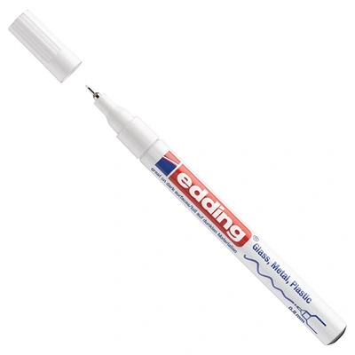 Marker za trajno lakiranje 0,8mm Edding 780 okrogla konica bel Marker za trajno lakiranje 0,8mm Edding 780 okrogla konica bel