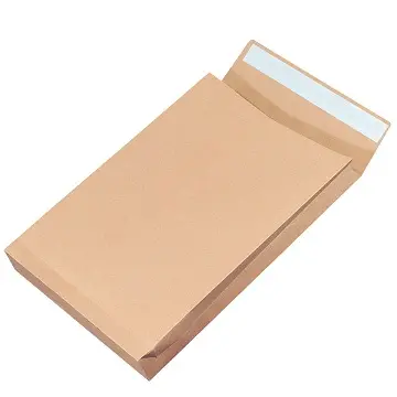 Kuverta vrečka  E4 natron strip 300x400x40mm 150gr razširjeno križno dno