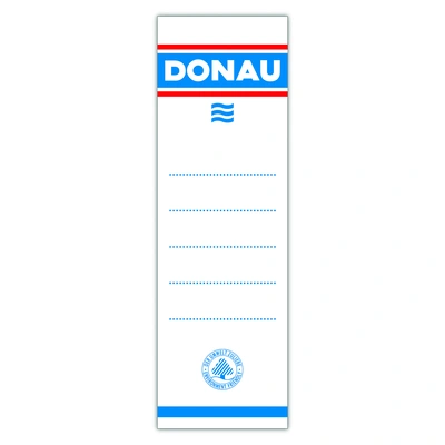Etiketa za samostoječi registrator, obojestranski tisk A4 široka Donau 20/1 Etiketa za samostoječi registrator, obojestranski tisk A4 široka Donau 20/1
