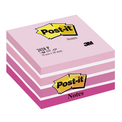 Lističi samolepilni 76x76mm 450 listov Pastel Pink Post-it 3M.2028P Lističi samolepilni 76x76mm 450 listov Pastel Pink Post-it 3M.2028P