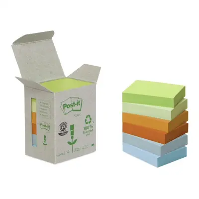 Lističi samolepilni 38x51mm 6x100 listov Eko 3M Post-it 653 Rainbow Lističi samolepilni 38x51mm 6x100 listov Eko 3M Post-it 653 Rainbow