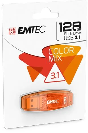 USB 3.1 Flash drive 128GB EMTEC C410 Color Mix USB 3.1 Flash drive 128GB EMTEC C410 Color Mix