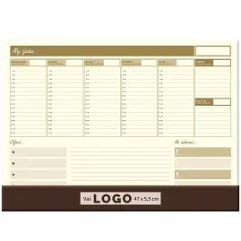 Mapa stolna  tjedna s klapom 47x34cm šamoa 2024 Mapa stolna  tjedna s klapom 47x34cm šamoa 2024