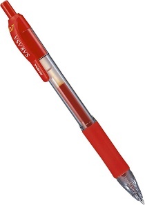 Roler 0,7 Zebra Sarasa gel rdeč izpis Roler 0,7 Zebra Sarasa gel rdeč izpis