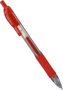 Roler 0,7 Zebra Sarasa gel rdeč izpis Roler 0,7 Zebra Sarasa gel rdeč izpis
