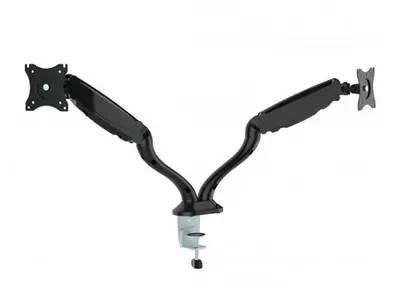 Nosilec namizni SBOX 13''-27" 6kg/monitor univerzalni pomični za 2 LCD monitorja