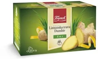Čaj FRANCK Limonska trava- ingver zavitek 40g 20/1