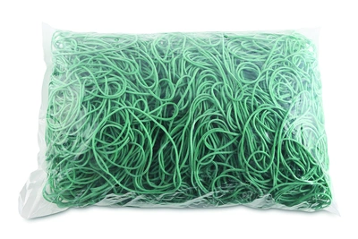 Elastika premera fi 80mm 1kg zelena Elastika premera fi 80mm 1kg zelena