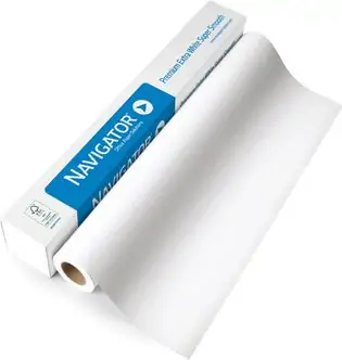 Papir za ploter  80gr  594mm/50m nepremazni Navigator PN80594/2 extra bel