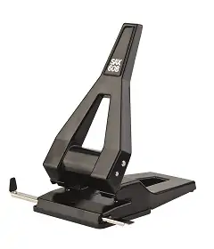 Luknjač za papir do  63 listov Sax 608 črn