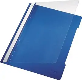 Mapa s plastično sponko A4 PVC Leitz 4191 modra Mapa s plastično sponko A4 PVC Leitz 4191 modra
