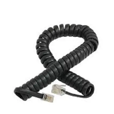Kabel telefonski spiralni RJ11-M<=>RJ11-M 2m - crni Kabel telefonski spiralni RJ11-M<=>RJ11-M 2m - crni