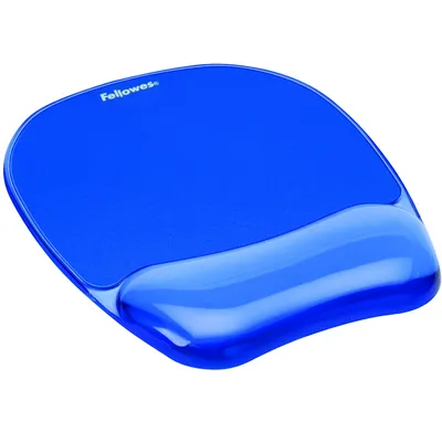 Podloga za miško z gel naslonom za dlan Crystal 9114120 modra Podloga za miško z gel naslonom za dlan Crystal 9114120 modra