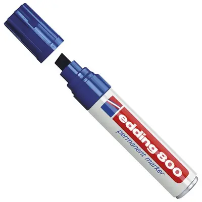 Marker permanentni 4-12mm Edding 800 prirezana konica moder Marker permanentni 4-12mm Edding 800 prirezana konica moder