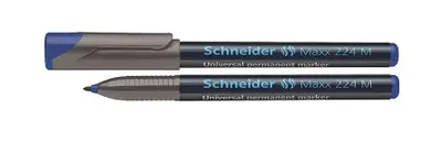 Marker permanentni 1,0mm CD/DVD Schneider Maxx OHP 224M moder Marker permanentni 1,0mm CD/DVD Schneider Maxx OHP 224M moder