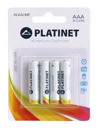Baterija PLATINET Alkaline Pro AAA 4/1 Baterija PLATINET Alkaline Pro AAA 4/1
