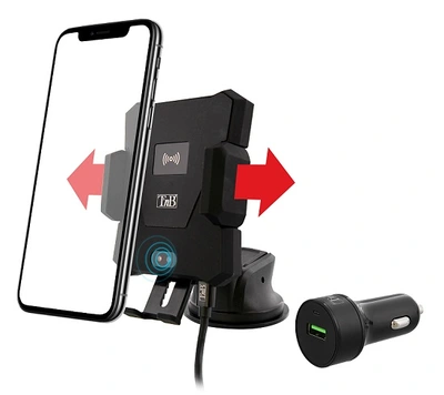 Držalo T'nB Premium Line univerzalni za smartphone do 6" + Wireless charge Držalo T'nB Premium Line univerzalni za smartphone do 6" + Wireless charge