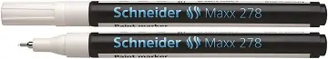 Marker permanentni lakirni 0,8mm Schneider Paint marker Maxx 278 bel Marker permanentni lakirni 0,8mm Schneider Paint marker Maxx 278 bel