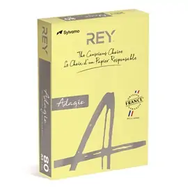 Papir fotokopirni color  A4  80gr Rey Adagio pastel rumen 49 500/1