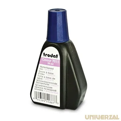 Barva za štampiljko 28ml Trodat 7011 vijoličasta Barva za štampiljko 28ml Trodat 7011 vijoličasta