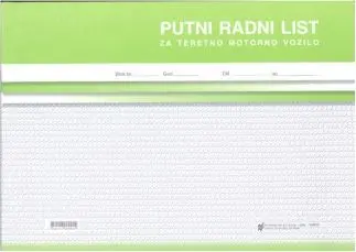 TI.VI-26/ncr Putni radni list za teretno motorno vozilo NN TI.VI-26/ncr Putni radni list za teretno motorno vozilo NN