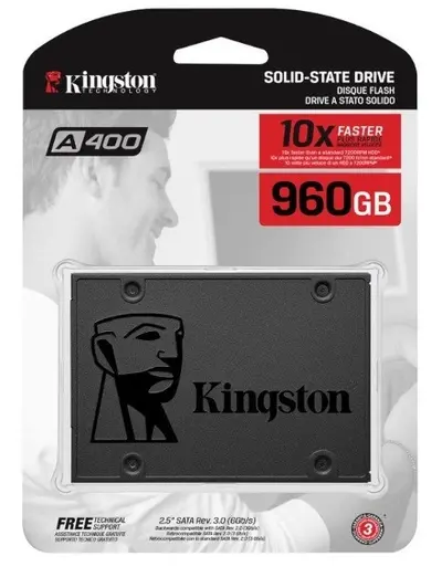 SSD 2.5" SATA-3 960GB KINGSTON A400-series SSD 2.5" SATA-3 960GB KINGSTON A400-series