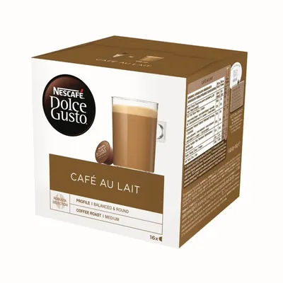 NESCAFE Dolce Gusto Cafe au Lait 160g (16 kapsul) NESCAFE Dolce Gusto Cafe au Lait 160g (16 kapsul)