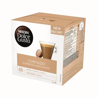 NESCAFE Dolce Gusto Cortado kava 100,8g (16 kapsul) NESCAFE Dolce Gusto Cortado kava 100,8g (16 kapsul)