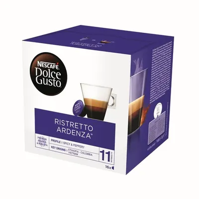 NESCAFE Dolce Gusto Ristretto Ardenza kava 112g (16 kapsul) NESCAFE Dolce Gusto Ristretto Ardenza kava 112g (16 kapsul)