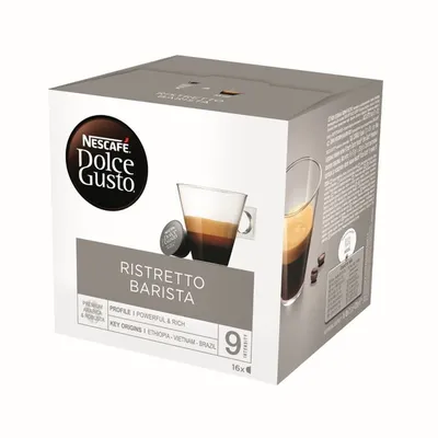 NESCAFE Dolce Gusto Barista Ristretto kava 112g (16 kapsul) NESCAFE Dolce Gusto Barista Ristretto kava 112g (16 kapsul)