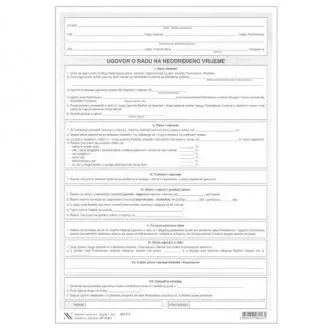 TI.V-4-1/ncr Ugovor o radu na neodređeno vrijeme EUR TI.V-4-1/ncr Ugovor o radu na neodređeno vrijeme EUR